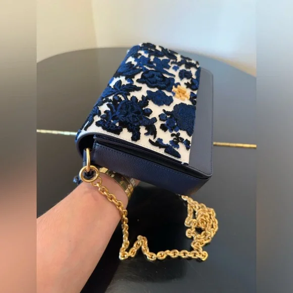 NWT Luxury Maximalist Couture Authentic Tory Burch Kira Fil Coupé Shoulder Bag - Picture 12 of 17